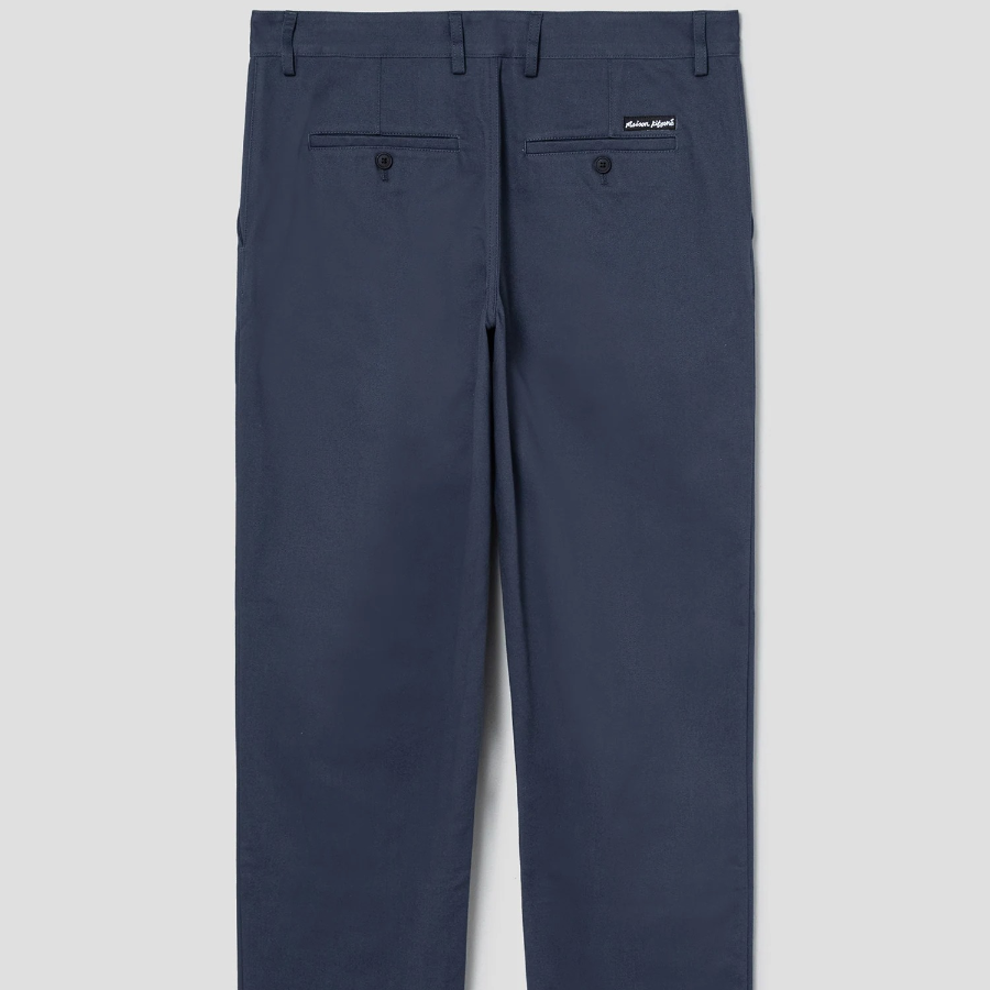 Maison Kitsune Men Casual Chino Pants - Slate Grey