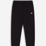 Maison Kitsune Men Fox Head Patch Regular Jog Pants - Black