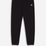 Maison Kitsune Men Fox Head Patch Regular Jog Pants - Black