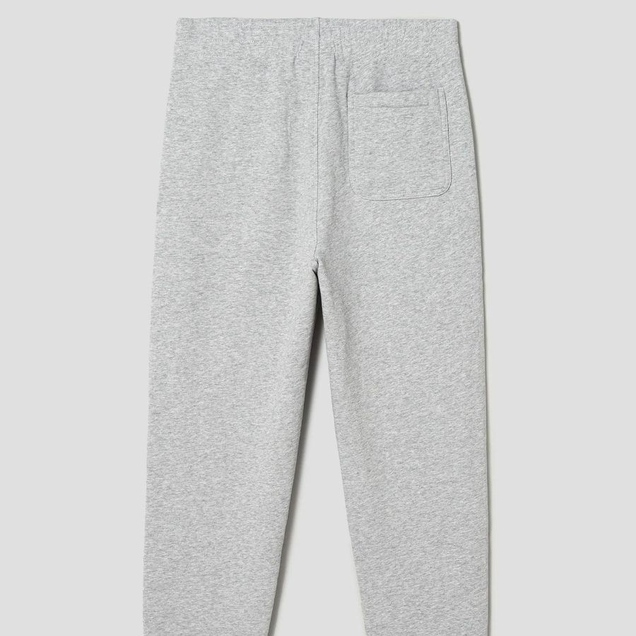 Maison Kitsune Men Fox Head Patch Regular Jog Pants - Light Grey Melange
