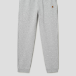 Maison Kitsune Men Fox Head Patch Regular Jog Pants - Light Grey Melange