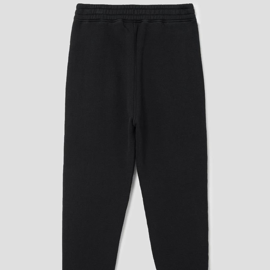 Maison Kitsune Men Tonal Fox Head Patch Comfort Jog Pants - Black