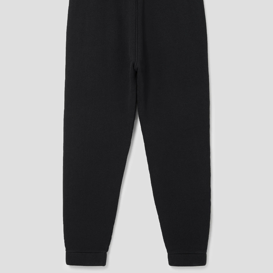 Maison Kitsune Men Tonal Fox Head Patch Comfort Jog Pants - Black