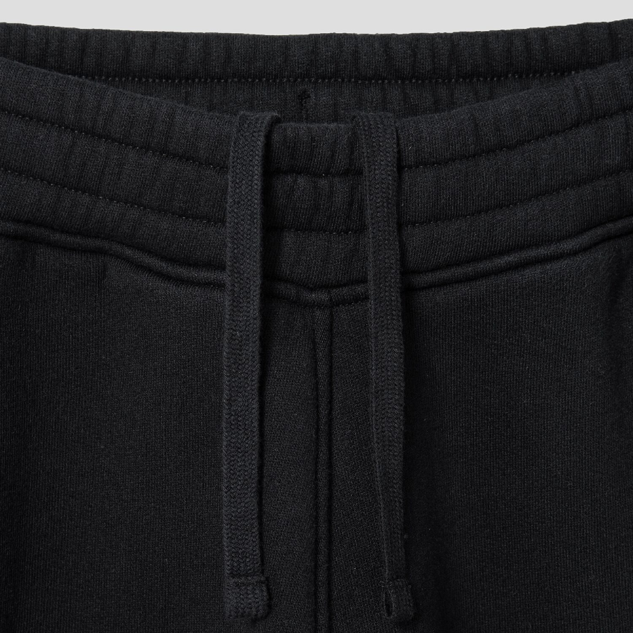 Maison Kitsune Men Tonal Fox Head Patch Comfort Jog Pants - Black