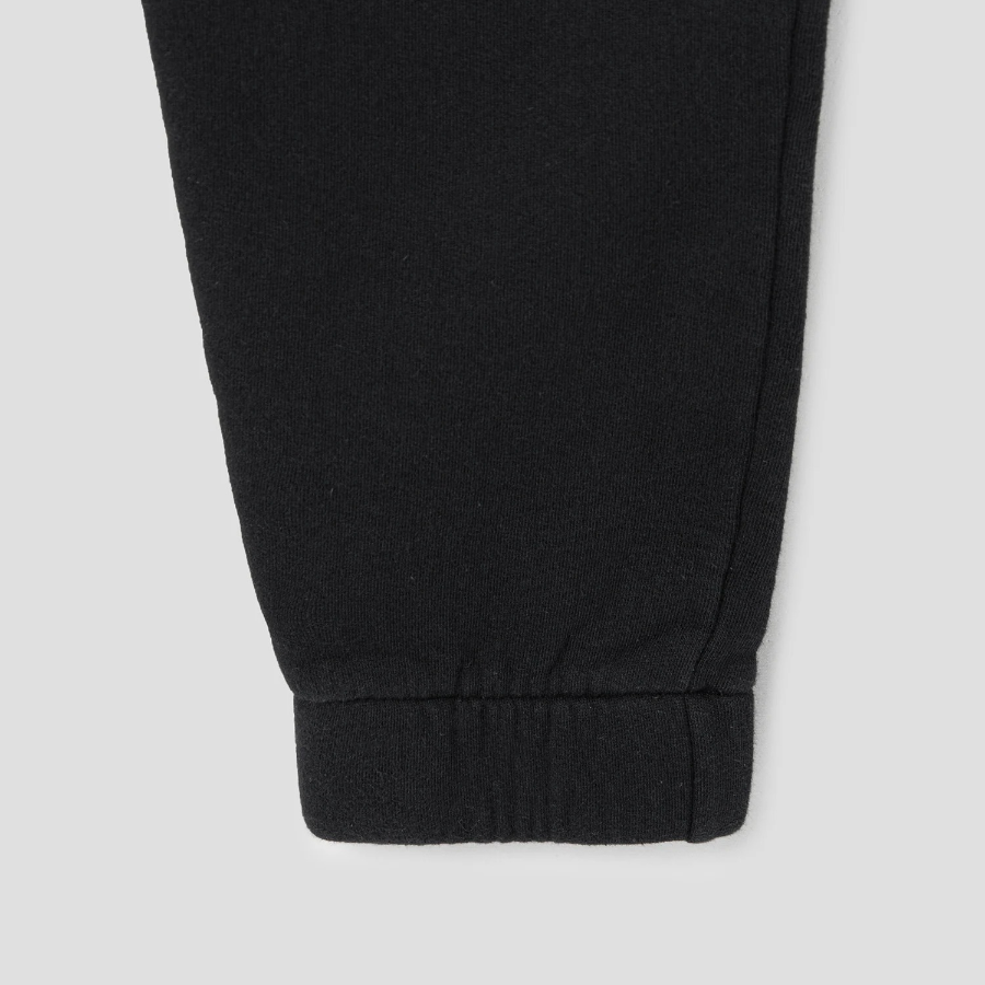 Maison Kitsune Men Tonal Fox Head Patch Comfort Jog Pants - Black