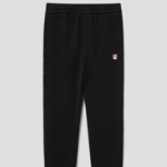 Maison Kitsune Men Fox Head Patch Regular Jog Pants - Black