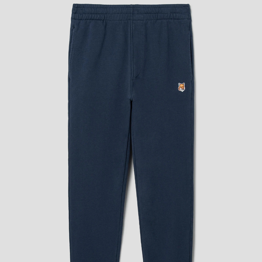 Maison Kitsune Men Fox Head Patch Regular Jog Pants - Ink Blue