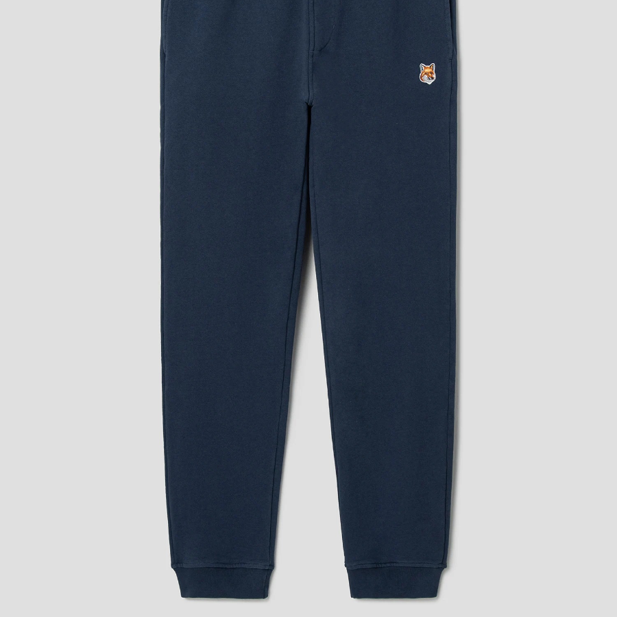 Maison Kitsune Men Fox Head Patch Regular Jog Pants - Ink Blue