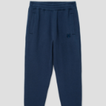 Maison Kitsune Men Tonal Fox Head Patch Comfort Jog Pants - Ink Blue