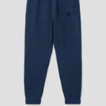 Maison Kitsune Men Tonal Fox Head Patch Comfort Jog Pants - Ink Blue
