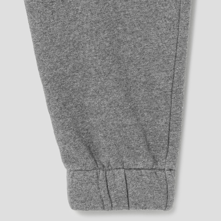 Maison Kitsune Men Tonal Fox Head Patch Comfort Jog Pants - Medium Grey Melange