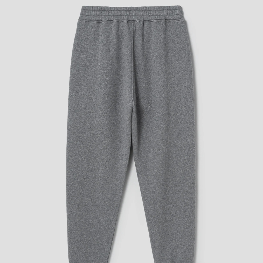 Maison Kitsune Men Bold Fox Head Patch Comfort Jog Pants - Medium Grey Melange