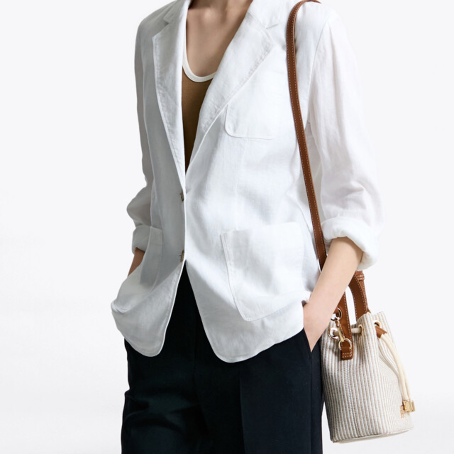 TOMMY HILFIGER [Official Headquarters] Premium Beach Bucket Bag