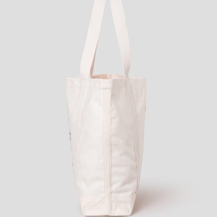Maison Kitsune Unisex Café Kitsuné Fox Tote Bag - Tapioca