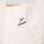 Maison Kitsune Unisex Café Kitsuné Fox Tote Bag - Tapioca