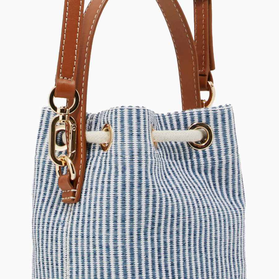 TOMMY HILFIGER [Official Headquarters] Premium Beach Bucket Bag