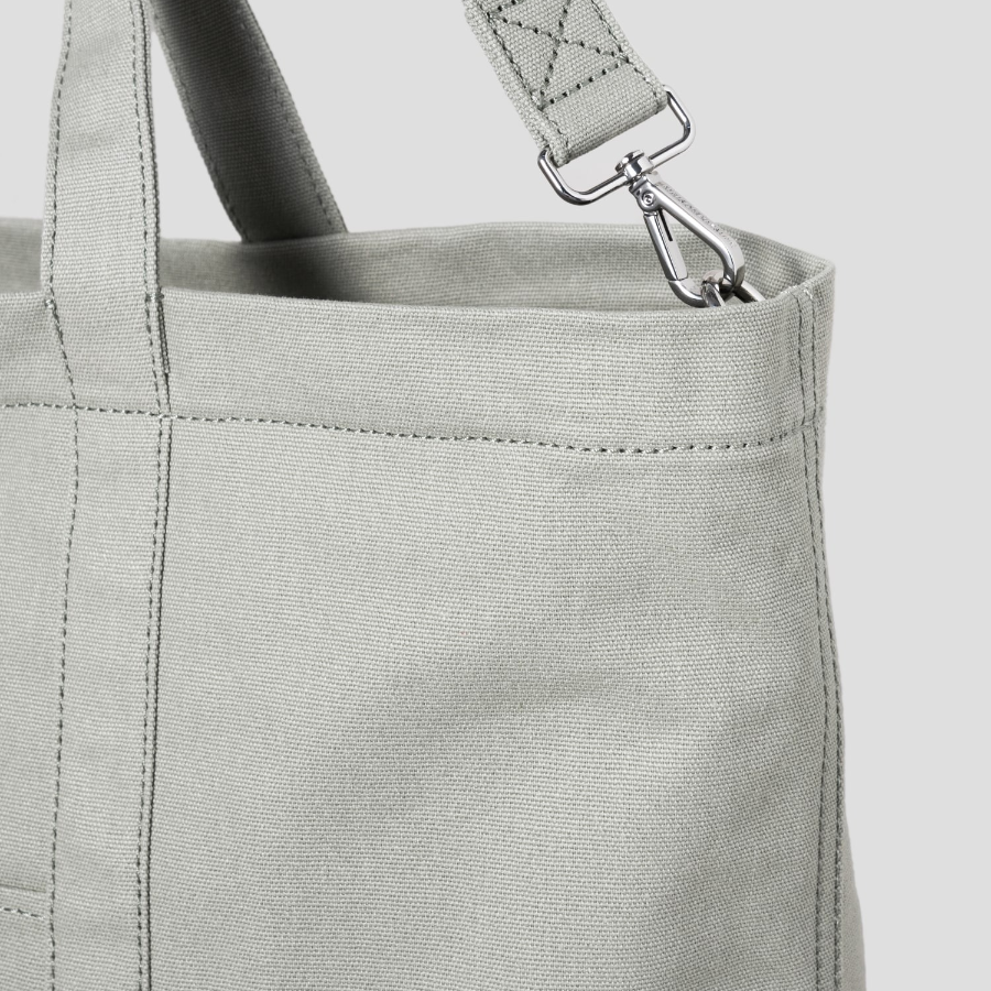 Maison Kitsune Unisex Fox Head Xl Tote - Court Green