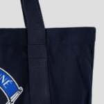 Maison Kitsune Unisex Korean Fox Shopping Bag - Navy
