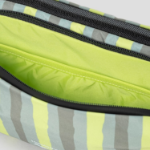 Maison Kitsune Unisex Maison Kitsune X Topologie Striped Bottle Bag - Vert-De-Gris/Citron Vert Print