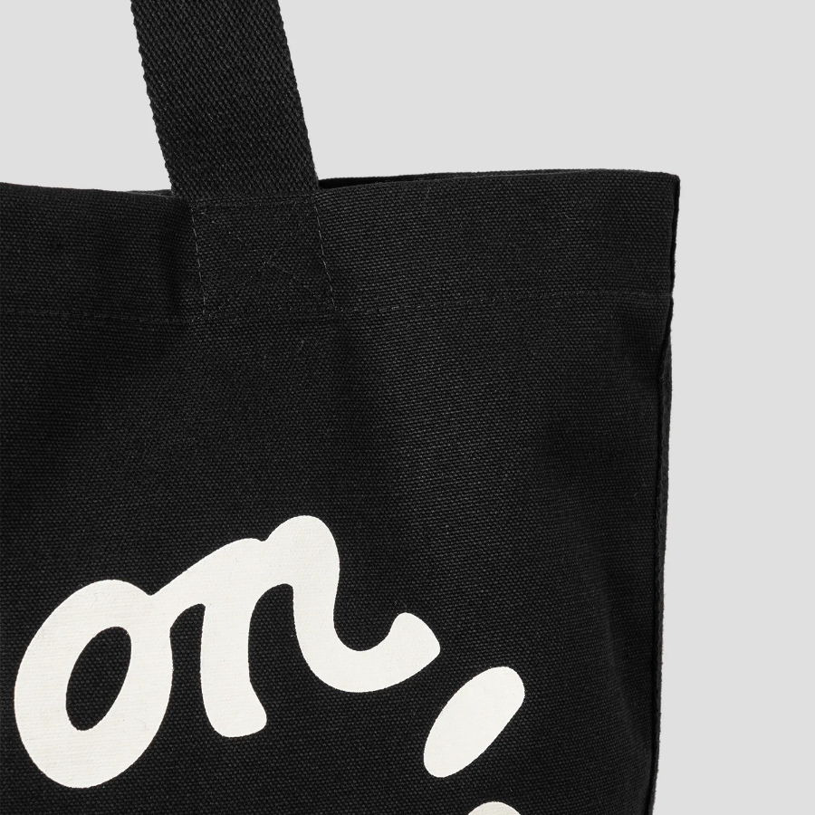 Maison Kitsune Unisex Maison Kitsune Handwriting Tote - Black