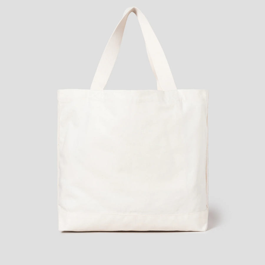 Maison Kitsune Unisex Maison Kitsune Handwriting Tote - Ecru