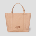 Maison Kitsune Unisex Fox Head Large Tote - Cork