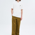 Maison Kitsune Men Bold Fox Head Patch Comfort Polo - White