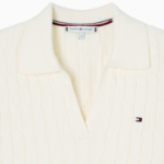 TOMMY HILFIGER [Official Headquarters] Cable Open Polo Vest