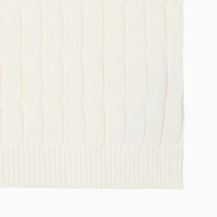 TOMMY HILFIGER [Official Headquarters] Cable Open Polo Vest