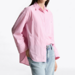 TOMMY HILFIGER [Official Headquarters] Stripe Poplin Easy Shirt