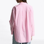 TOMMY HILFIGER [Official Headquarters] Stripe Poplin Easy Shirt