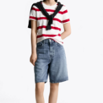 TOMMY HILFIGER [Official Headquarters] Script Stripe T-Shirt
