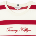 TOMMY HILFIGER [Official Headquarters] Script Stripe T-Shirt
