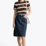 TOMMY HILFIGER [Official Headquarters] Script Stripe T-Shirt