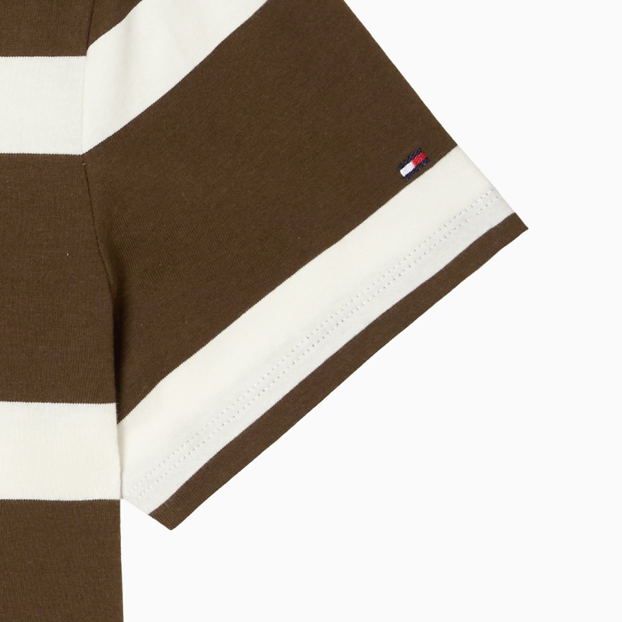 TOMMY HILFIGER [Official Headquarters] Script Stripe T-Shirt