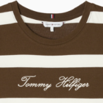 TOMMY HILFIGER [Official Headquarters] Script Stripe T-Shirt