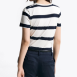 TOMMY HILFIGER [Official Headquarters] Script Stripe T-Shirt