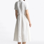 TOMMY HILFIGER [Official Headquarters] Anglaise Midi Polo Dress