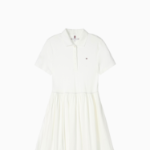 TOMMY HILFIGER [Official Headquarters] Anglaise Midi Polo Dress