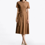 TOMMY HILFIGER [Official Headquarters] Button Polo Dress