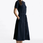 TOMMY HILFIGER [Official Headquarters] Button Polo Dress