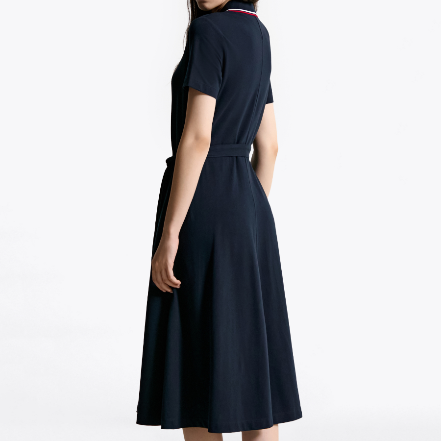 TOMMY HILFIGER [Official Headquarters] Button Polo Dress