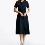 TOMMY HILFIGER [Official Headquarters] Button Polo Dress