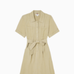 Tommy Hilfiger Official Linen Blend Utility Shirt Dress
