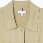 Tommy Hilfiger Official Linen Blend Utility Shirt Dress