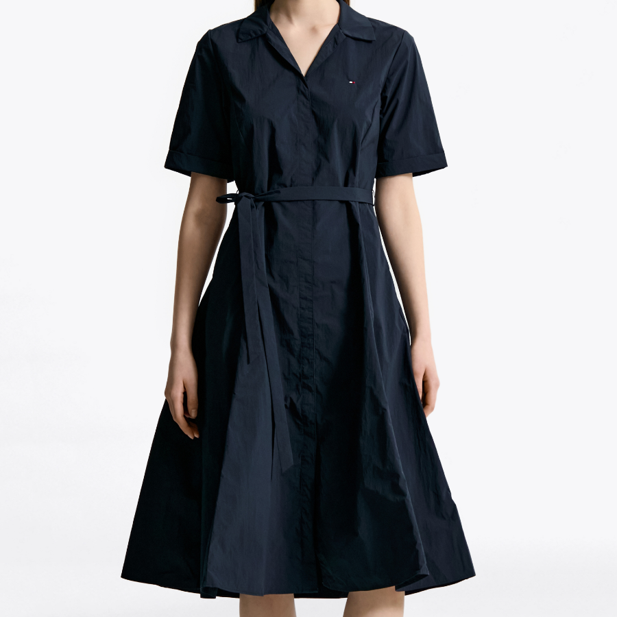 Tommy Hilfiger Official Nylon Belt Shirt Dress