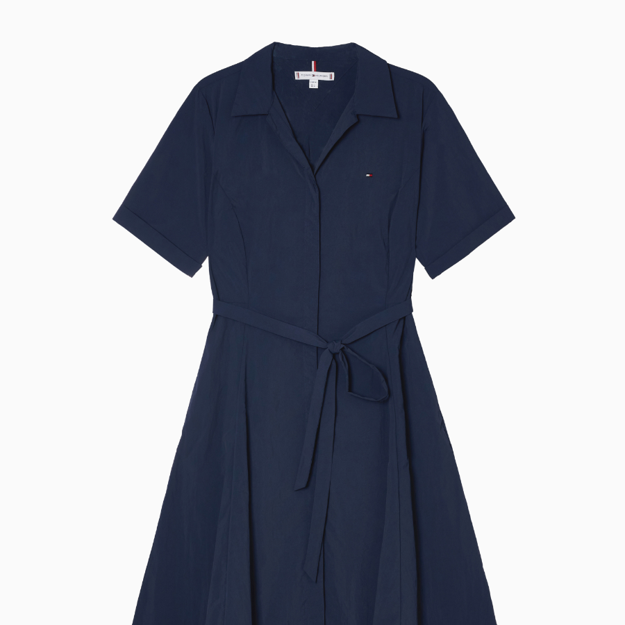 Tommy Hilfiger Official Nylon Belt Shirt Dress