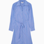 Tommy Hilfiger Official Poplin Stripe Shirt Dress