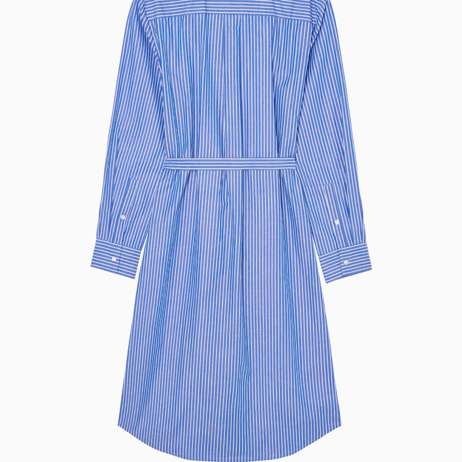 Tommy Hilfiger Official Poplin Stripe Shirt Dress