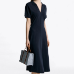 Tommy Hilfiger Official Open Collar Polo Piqué Dress